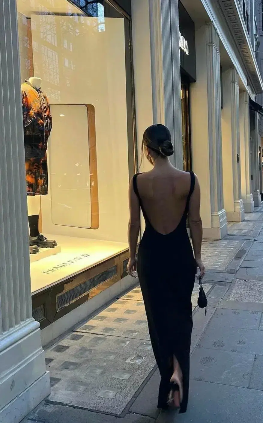 Effie Kats Verona Gown Black Size 8 for rent on The Volte - main image