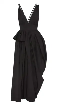 Aje Eliza Asymmetric Dress Black Size 6 for rent on The Volte - image 6