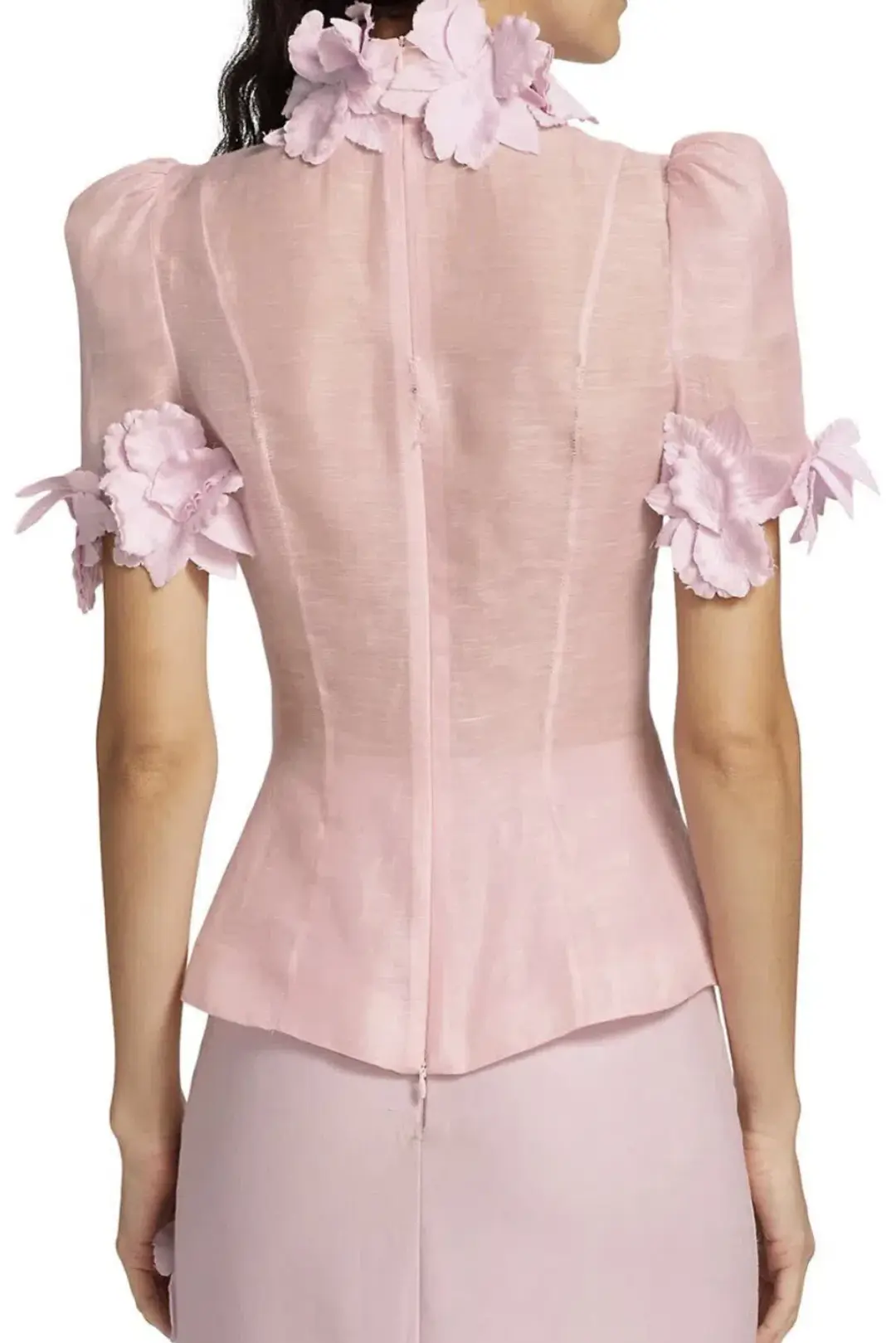 Zimmermann The High Tide Flower Body Shirt Size 0/Au 8 & Skirt in Lilacand Skirt Size 1/Au 10 Set in Lilac for rent on The Volte - main image