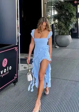 House of CB Ariela Dress Blue Size M/Au10 for rent on The Volte - image 1