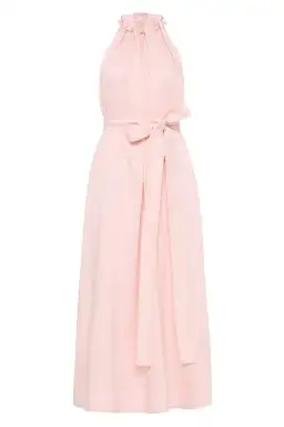 AJE Mariel Trapeze Midi Dress Soft Pink Size 8 for rent on The Volte - image 7