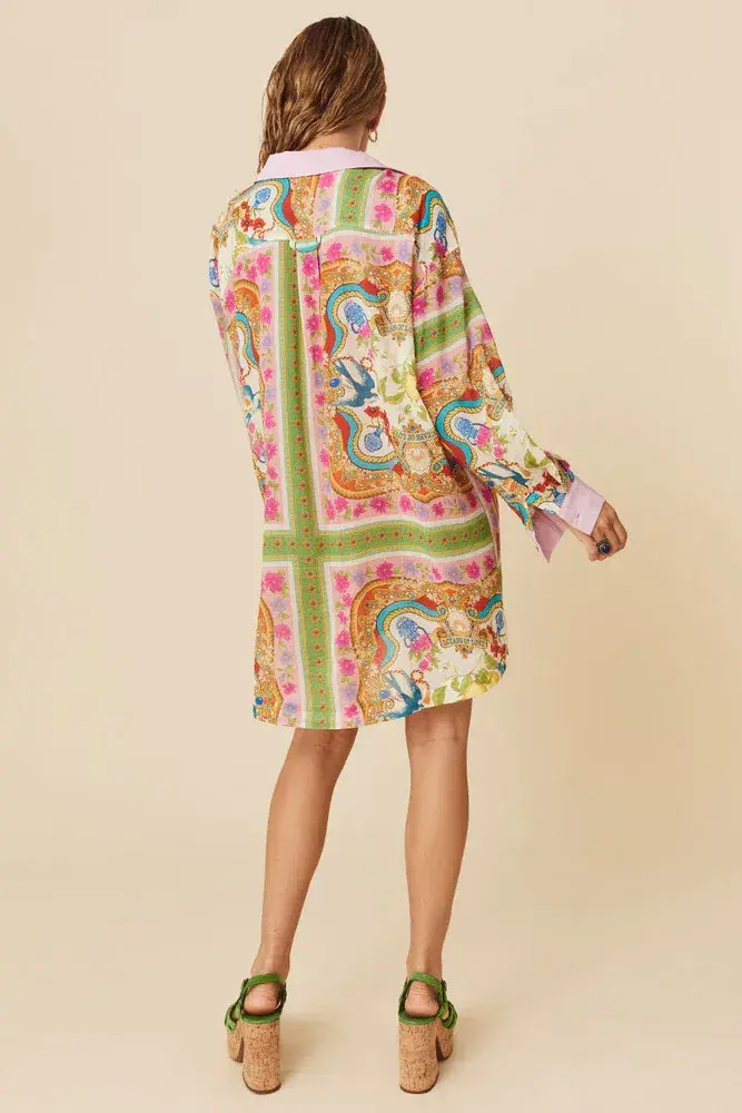 Spell Maddelena Shirt in Mosaic Size XS / AU 6 for rent on The Volte - main image