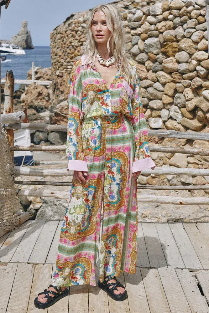 Spell Maddelena Pant Multi Size XS / AU 6 for rent on The Volte - main image