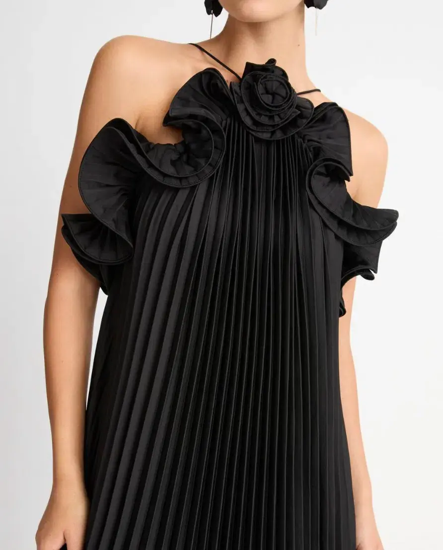 Sheike Eliza Maxi Dress Black Size 6 for rent on The Volte - main image