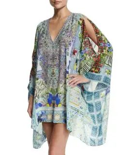 Camilla My Marjorelle Split Shoulder Short Kaftan One Size for rent on The Volte - image 4