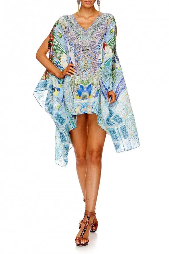 Camilla My Marjorelle Split Shoulder Short Kaftan One Size for rent on The Volte - main image