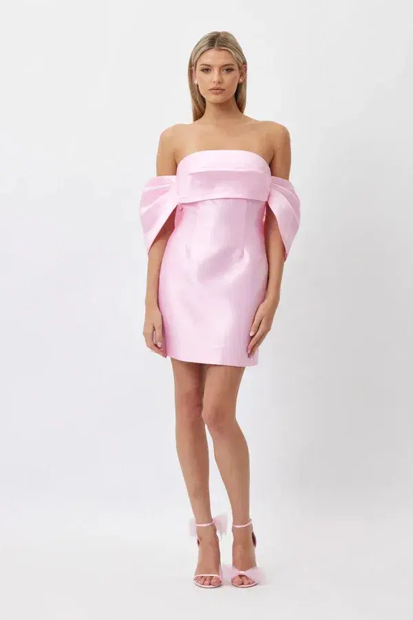 Bianca & Bridgett Eden Mini Dress Pink Size 8 for rent on The Volte - main image