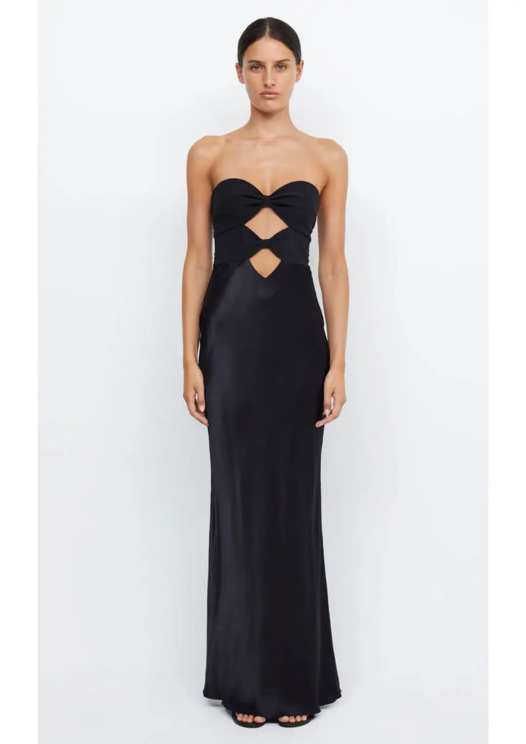 Bec & Bridge Halle Strapless Dress Black Size 6 for rent on The Volte - main image