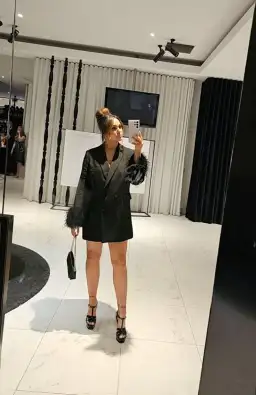 Rachel Gilbert Lincoln Mini Dress Black Size L / AU 12 for rent on The Volte - image 6