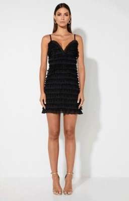 Mossman ‘Hunters and Gatherers’ Black Dress Size 10