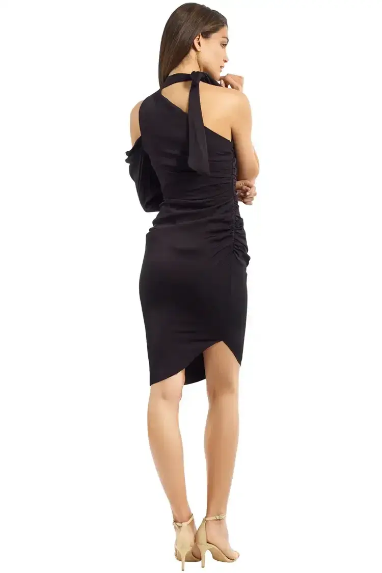 Milly Coleen Dress in Black Size 6 for rent on The Volte - main image