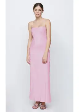 Bec & Bridge Carolina Maxi Dress Quartz Pink Size 10