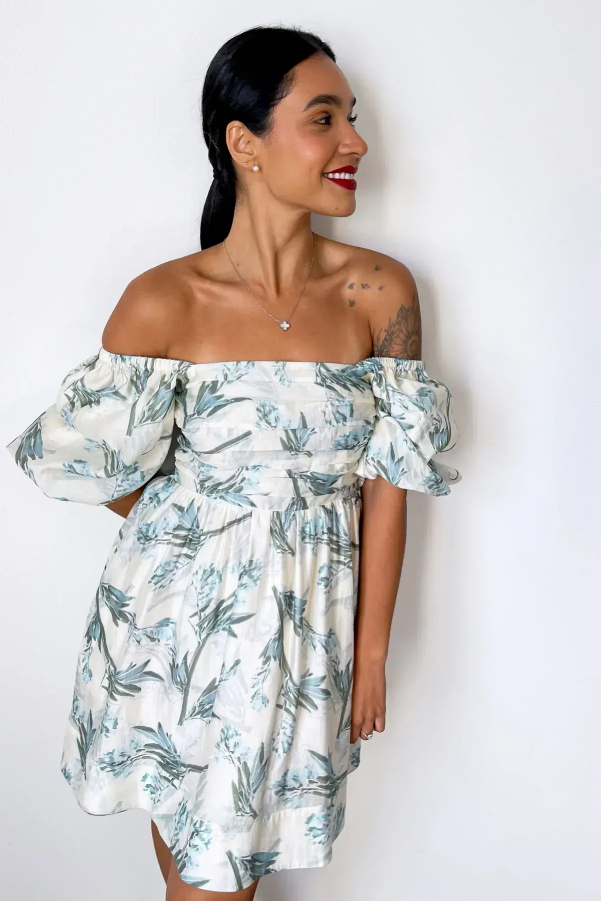 Lakeyo Navo Mini Dress Print Size S / AU 8 - Image 4