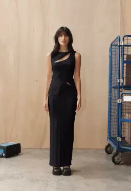 Henne Romee Knit Set in Black Size AU 6 for rent on The Volte - image 3