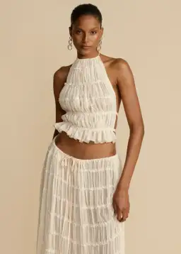 Arcina Ori Juliette Halter And Skirt Set In Size Small/Au 8 for rent on The Volte - image 4