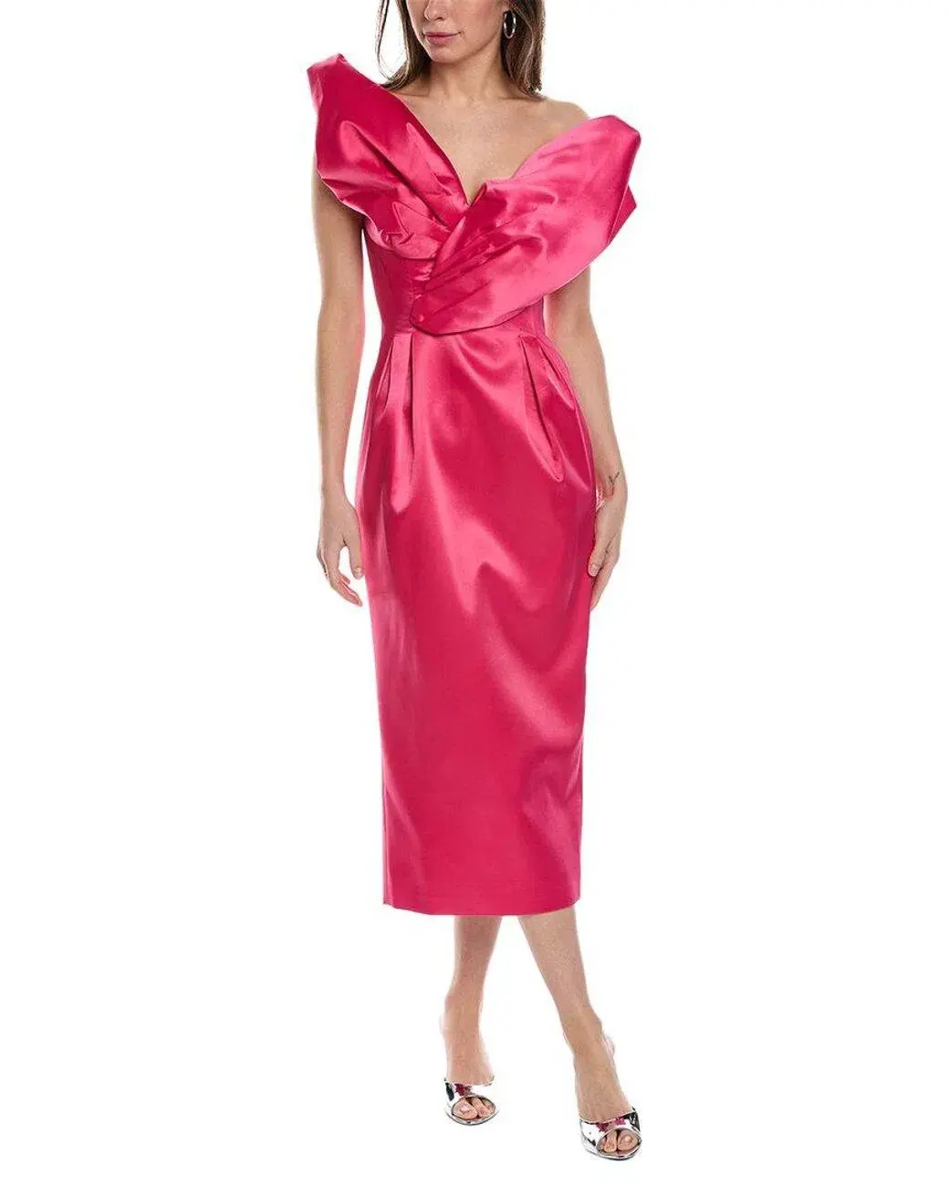 Rachel Gilbert Vivi Dress Pink Size 3 / AU 12 for rent on The Volte - main image
