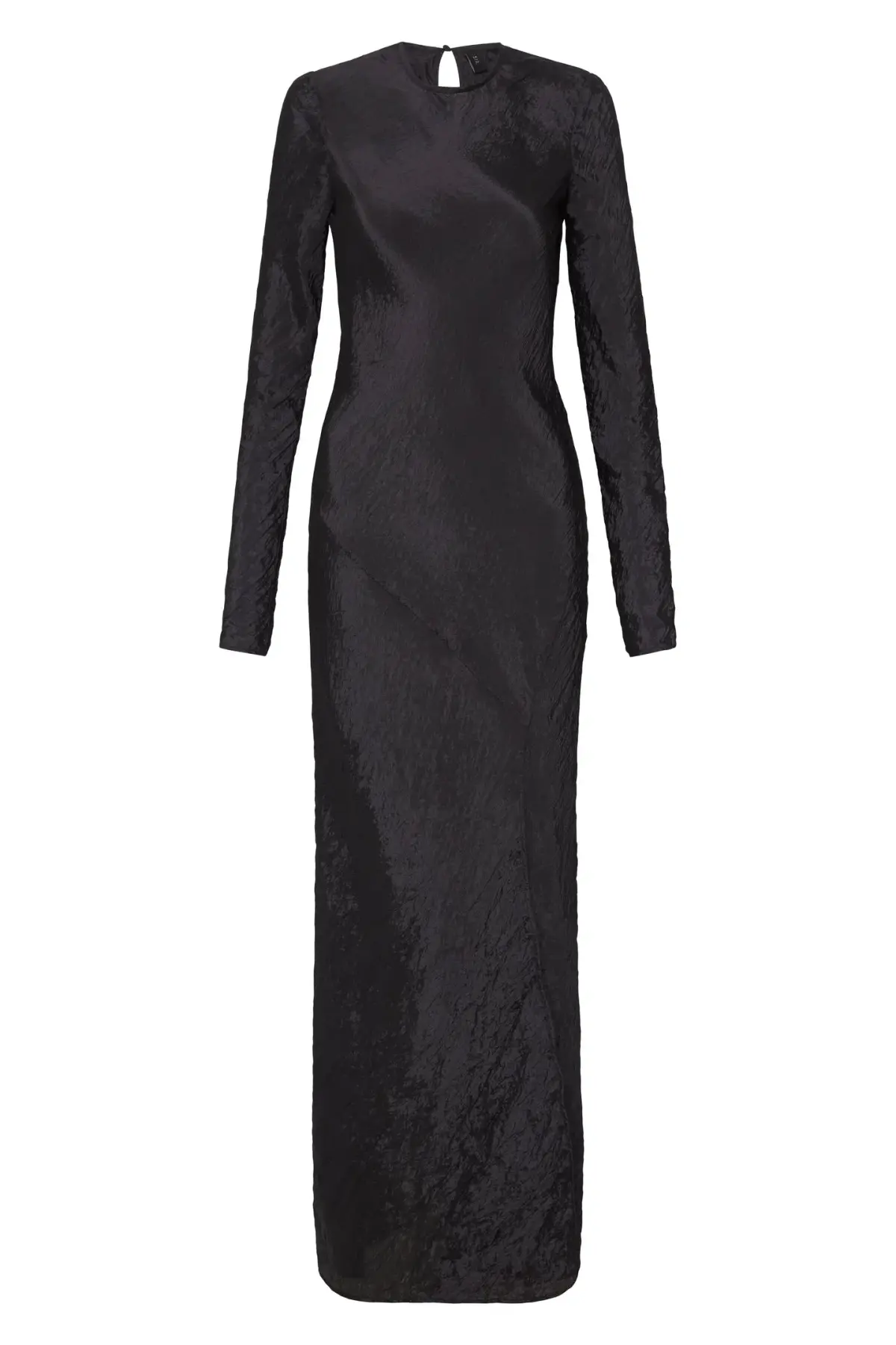 Sir the Label Suri Long Sleeve Dress With Side Split Black Size 8 - Image 3