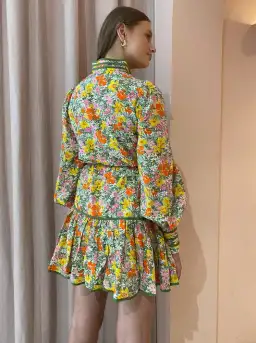 Alemais Cabana Mini Dress Multi Size 8 for rent on The Volte - image 3