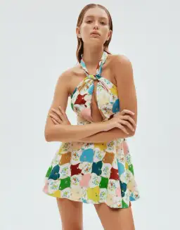 Alemais Everly Mini Dress Multi Size 6 for rent on The Volte - image 2