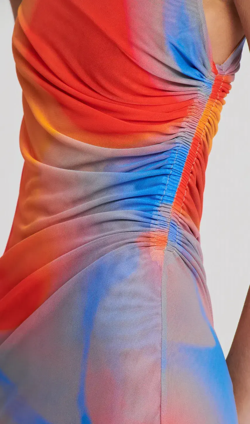 Scanlan Theodore Italian Watercolour Print Dress Print Size 12 for rent on The Volte - main image