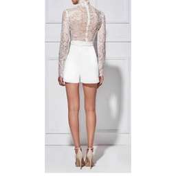 MISHA Alisa Playsuit White Size 6/XS for rent on The Volte - image 3