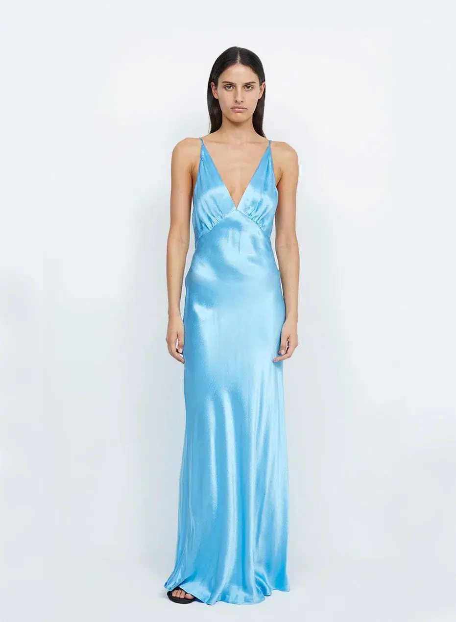 Bec & Bridge Lorelai Dress Blue Size 8 for rent on The Volte - main image