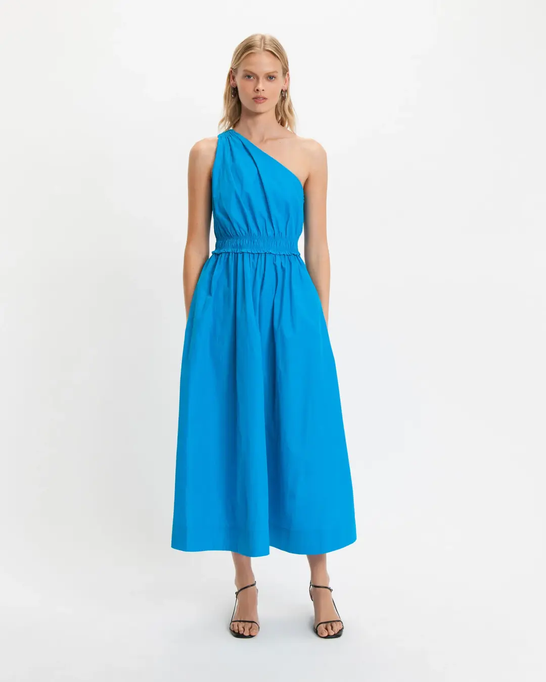 Cue Asymmetric Dress in Blue Size AU 6 for rent on The Volte - main image