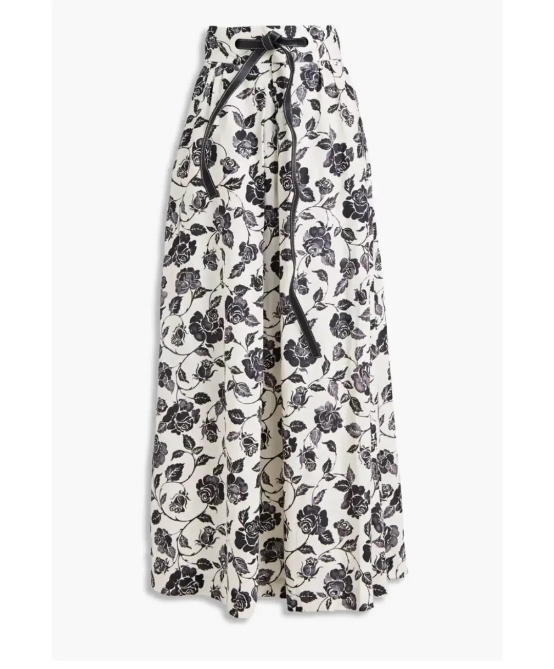 Zimmerman Slub Floral-print Linen-canvas Maxi Skirt Size AU 8 for rent on The Volte - main image
