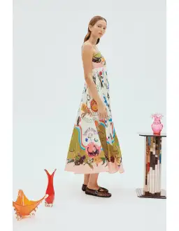 Alemais Evergreen Sundress in Multi Size AU 8 for rent on The Volte - image 3