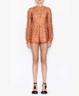 Alice McCall Send My Love Playsuit Orange Size 8 for rent on The Volte - image 3