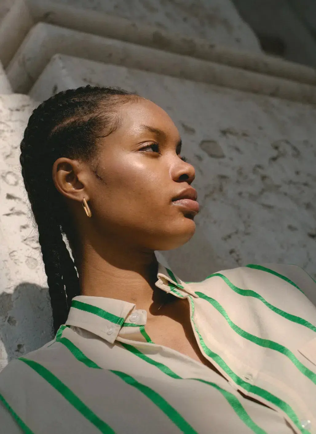 Blanca Fleur Shirt and Shorts Matching Set Green Print Size S/M / AU 8 for rent on The Volte - main image