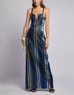 Alice McCall One World Striped Maxi Dress Multi Size 8 for rent on The Volte - image 1