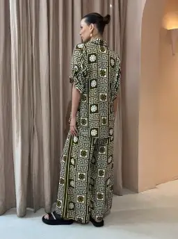 Alemais Dimi Jacquard Top and Pants Set Print Size 10 for rent on The Volte - image 5