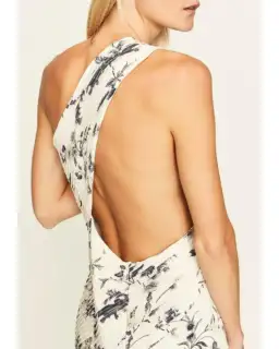 Sir The Label Florentine Pleated Mini White Print Size AU 10 for rent on The Volte - image 4