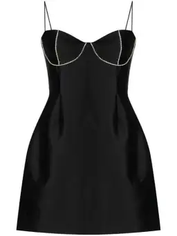 Rachel Gilbert Rozalia Mini Dress in Black Size 2 / AU 10 for rent on The Volte - image 4