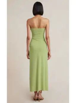 Bec & Bridge Myla Strapless Dress Green Size AU 6 for rent on The Volte - image 2