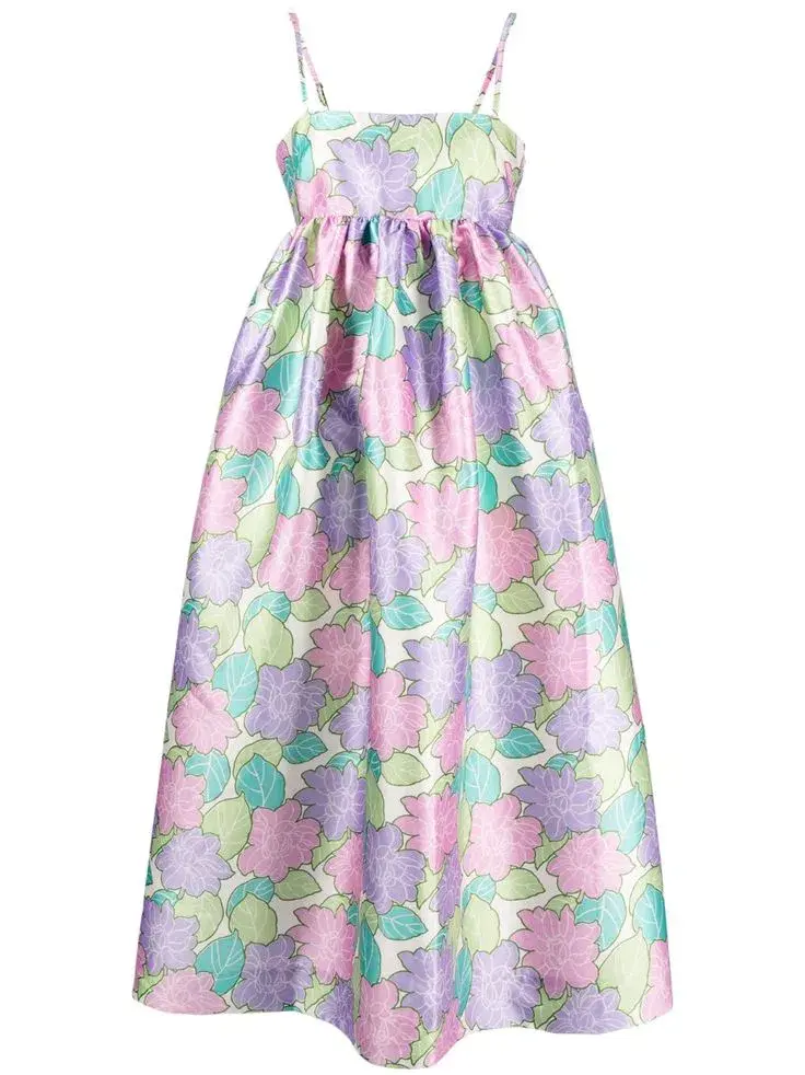 Alemais Luella Midi Dress Floral Size 4 for rent on The Volte - main image