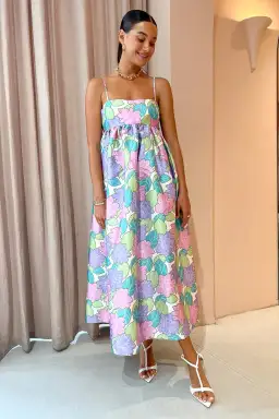Alemais Luella Midi Dress Floral Size 4 for rent on The Volte - image 3