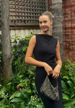 Effie Kats Verona Gown Black Size 8 for rent on The Volte - image 4