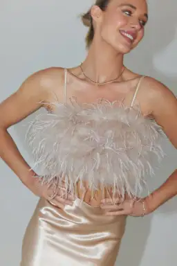 Bubish Iris Top & Harlow Skirt Champagne Size S / AU 8 for rent on The Volte - image 2