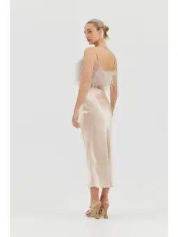 Bubish Iris Top & Harlow Skirt Champagne Size S / AU 8 for rent on The Volte - image 5