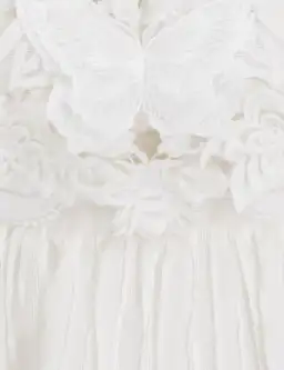 Zimmermann Luminous Embroidered Gown Natural Size 2 / AU 12 for rent on The Volte - image 3