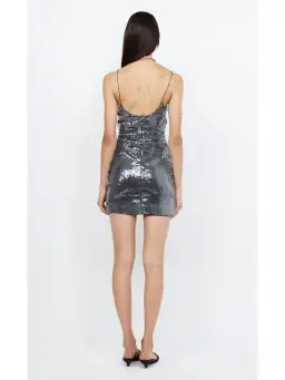 Bec & Bridge Venus Sequin Mini Dress Black Size AU 8 for rent on The Volte - image 2