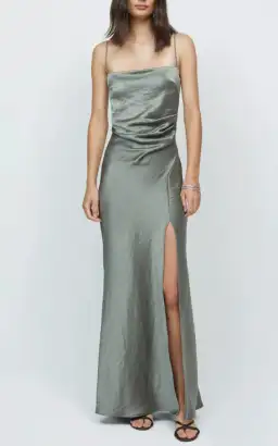 Bec & Bridge Nadia Maxi Dress in Khaki Size 10 for rent on The Volte - image 2