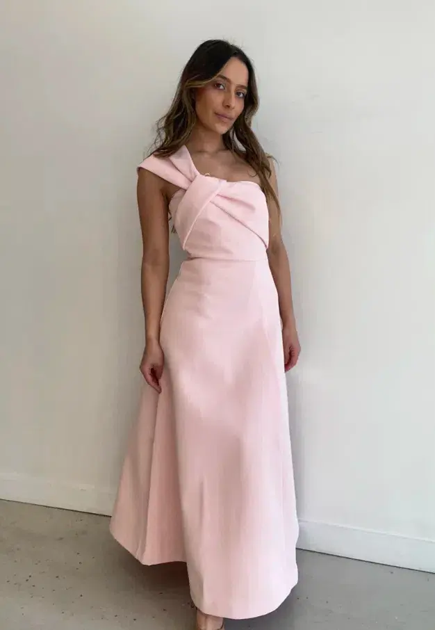 Mossman Adorn Maxi Dress in Blush Size 8 for rent on The Volte - main image