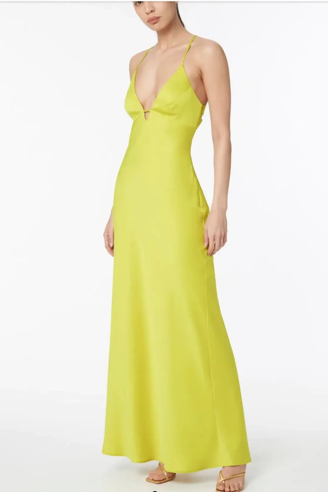 Manning Cartell Time to Shine Slip Dress Lime Size 6 for rent on The Volte - main image