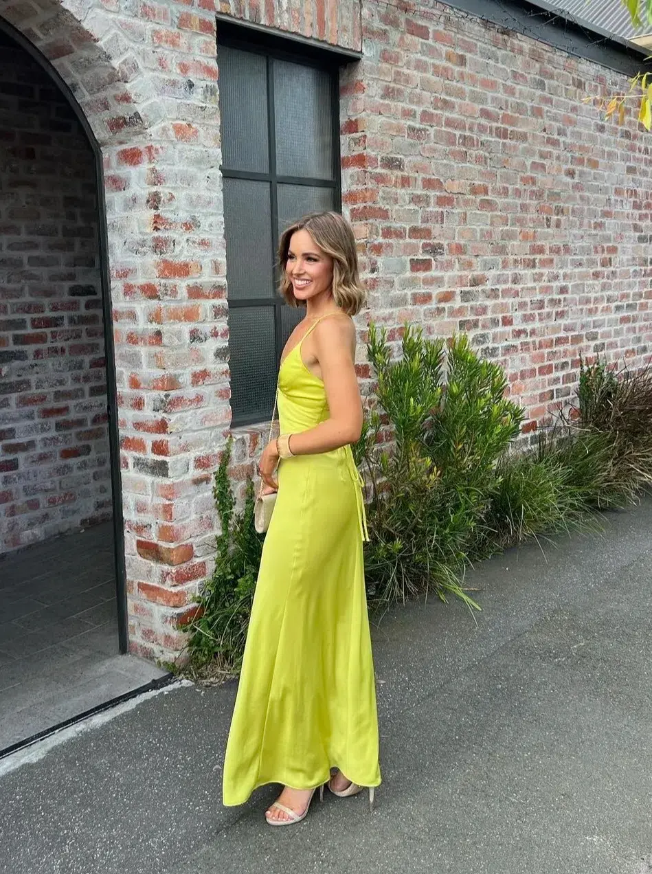 Manning Cartell Time to Shine Slip Dress Lime Size 6 - Image 4