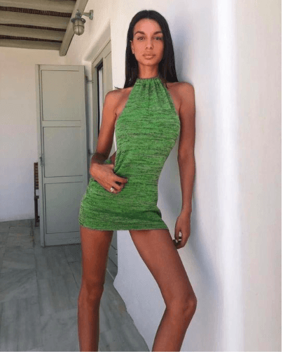 Bamba dress green size XS for rent on The Volte - main image