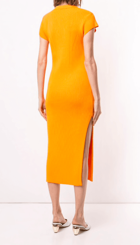 Manning Cartell MVP Knit Dress orange size 6 for rent on The Volte - main image
