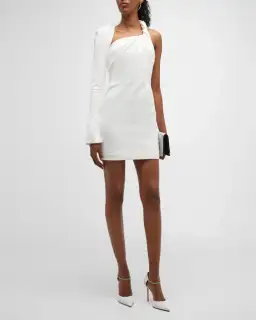 Rachel Gilbert Claudio Mini Dress White Size 3 / AU 12 for rent on The Volte - image 1